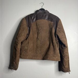 Y2K Baby Phat suede/leather jacket